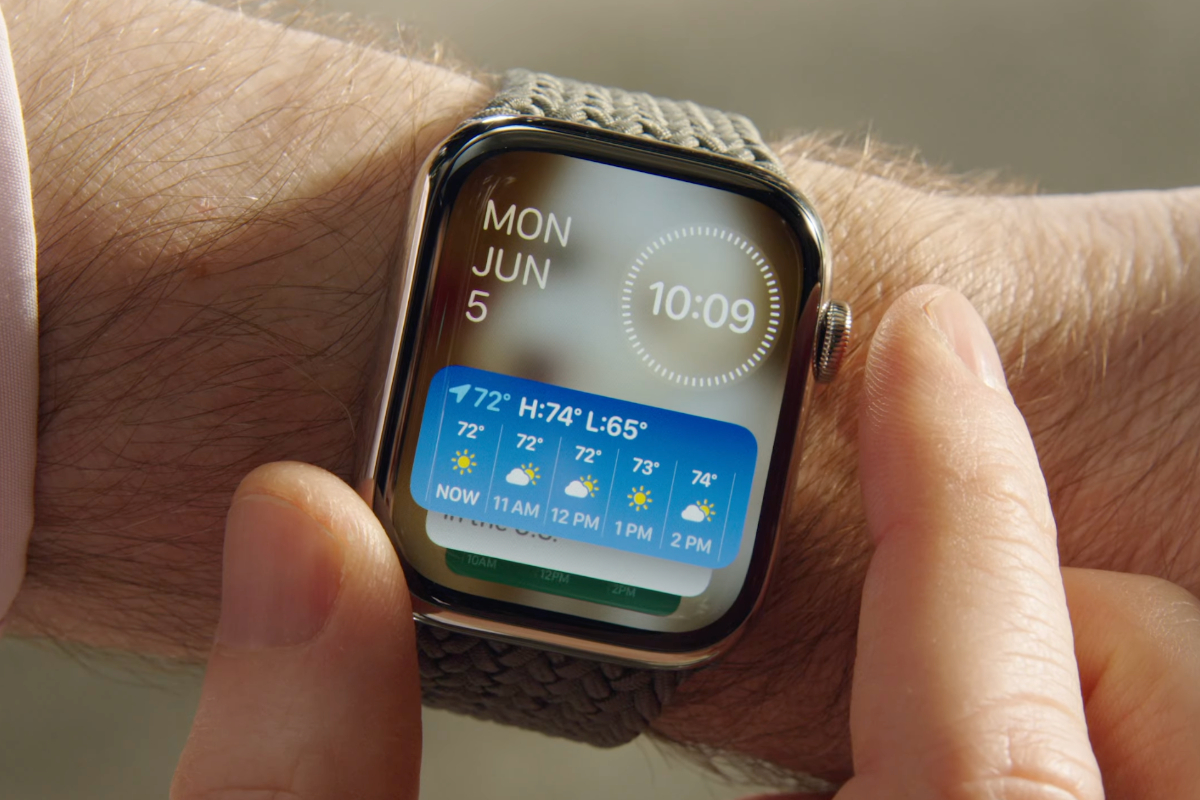 counterpoint apple wwdc 2023 watchos 10 widgets